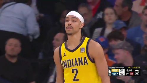 《NBA全场集锦》【回放】NBA季后赛东部决赛G5：步行者vs尼克斯第2节英文原声回放