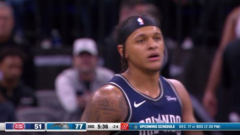 《NBA全场集锦》【原声】活塞91-123魔术 小瓦格纳与班凯罗合砍51分轻取魔术