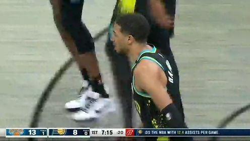 《NBA全场集锦》NBA常规赛：尼克斯vs步行者第1节英文原声回放