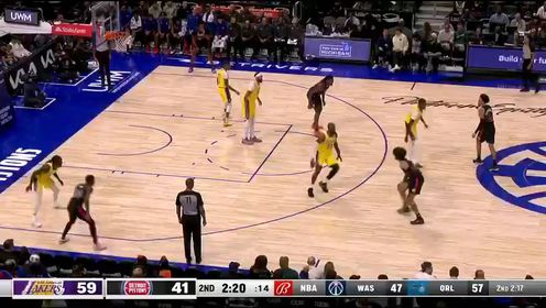 《NBA全场集锦》【回放】活塞vs湖人第2节英文原声回放