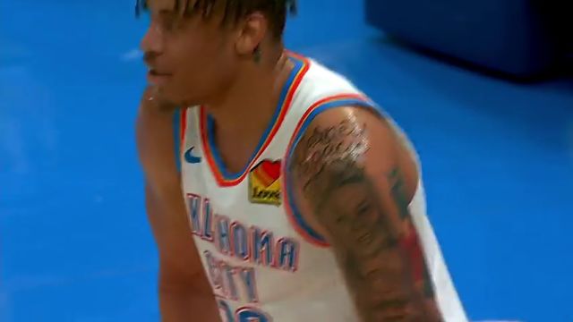 NBA常规赛：开拓者vs雷霆第4节英文原声回放