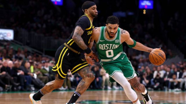 塔图姆vs勇士集锦 拿下27+5超高命中率三节初打卡下班