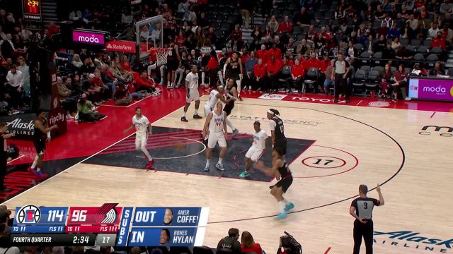 我与NBA最近的一次！海兰德反击一打零上空篮不中