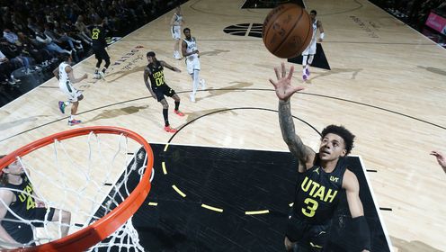 《NBA全场集锦》【原声】雄鹿108-123爵士 马尔卡宁21分爵士末节逆转雄鹿