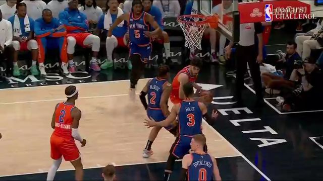 NBA常规赛：雷霆vs尼克斯第3节中文解说回放