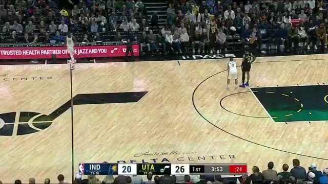 步行者vs爵士第1节中文解说回放