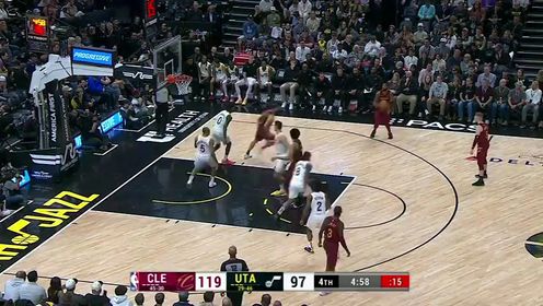 《NBA全场集锦》【回放】骑士vs爵士第4节英文原声回放