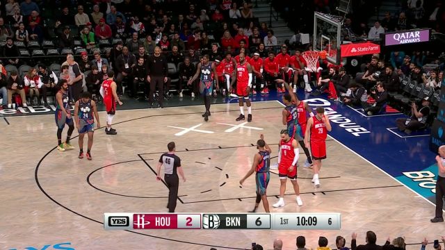 托马斯v火箭集锦 全场高效砍下37分率领篮网取胜