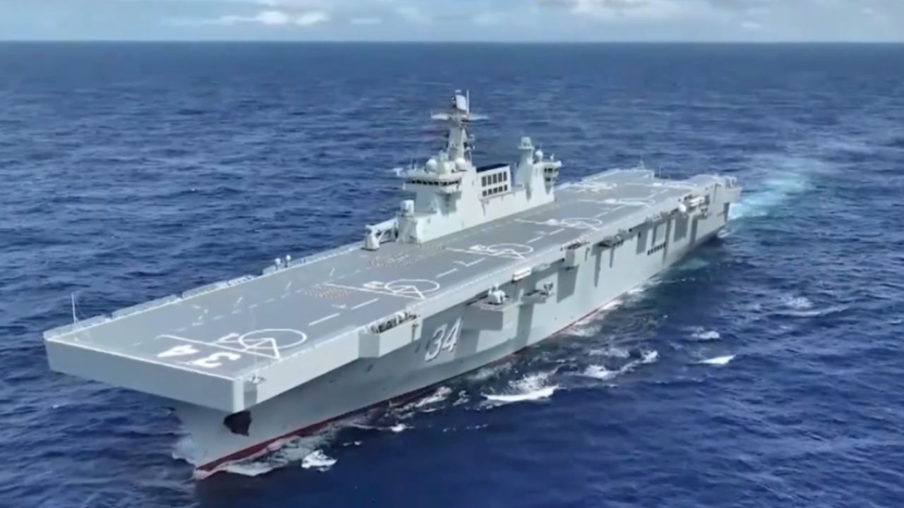 庆祝中国人民解放军建军98周年人民海军湖北舰亮相舷号“34”_高清1080P在线观看平台_腾讯视频