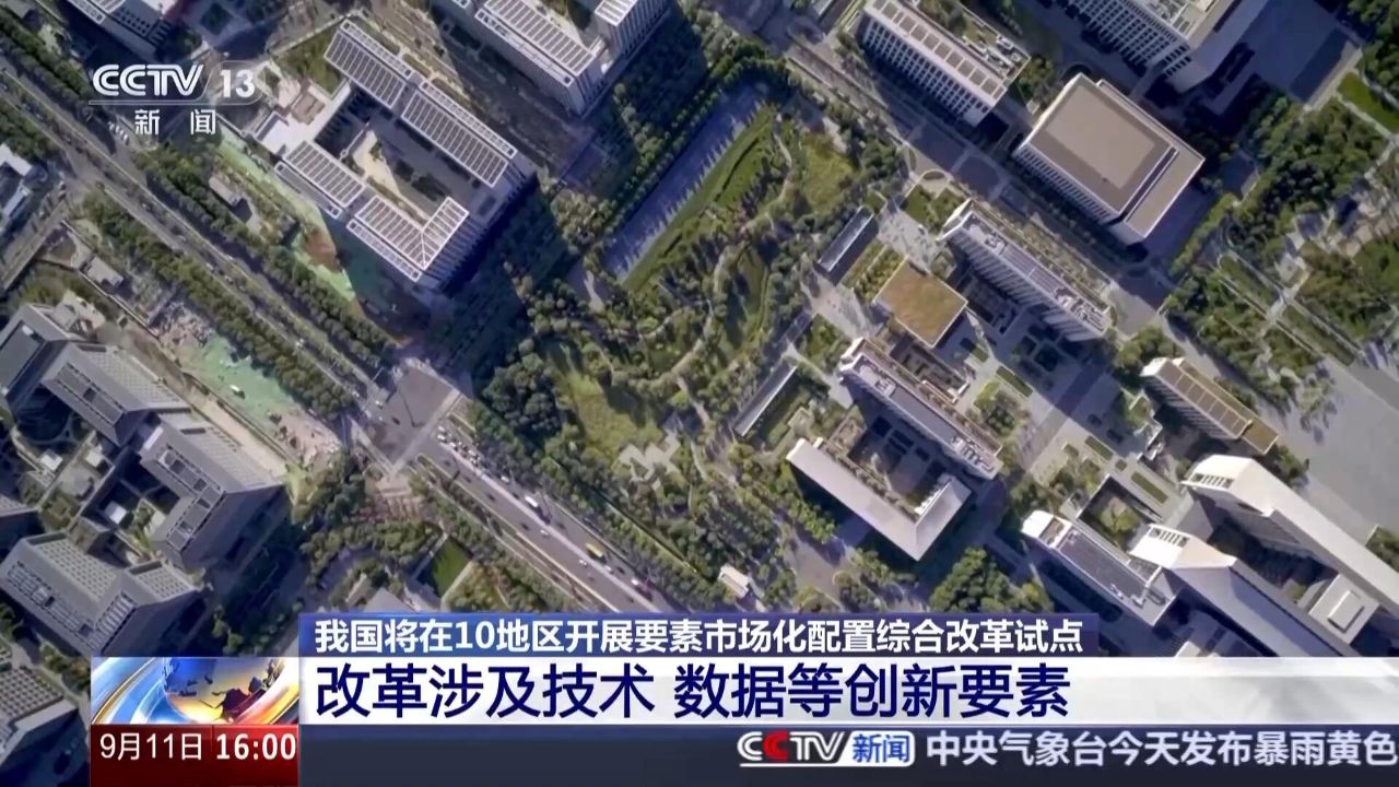 国务院批复同意自即日起2年内开展北京城市副中心等10个要素市场化配置综合改革试点_高清