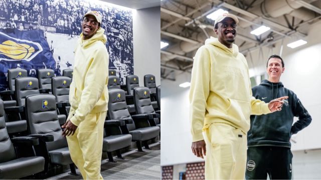 西卡正式抵达印第安纳：向步行者球迷问好&首秀还未确定，哈利伯顿直言太棒了