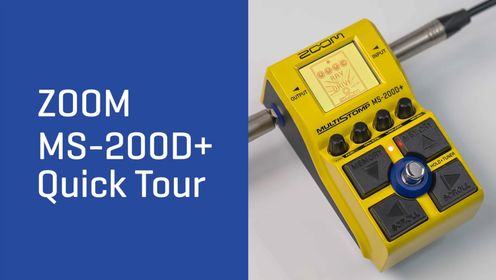 ZOOM MS-200D Quick Tour