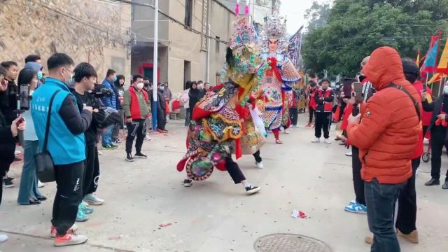 福建福州长乐游神庙会文化福建游神传统文化