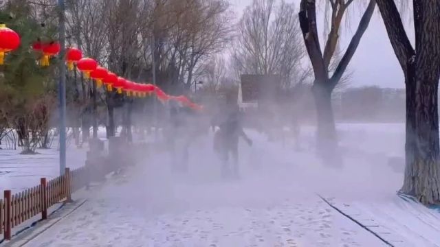 快看,延庆下雪啦~立春后的第一场雪(视频)