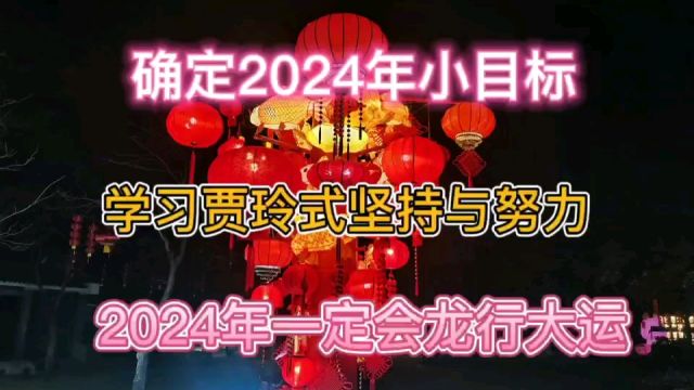 学习贾玲式坚持与努力,2024年一起龙行大运!