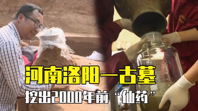 河南洛阳一古墓,挖出2000年前“仙药”