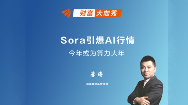 Sora引爆AI行情,今年或为算力大年