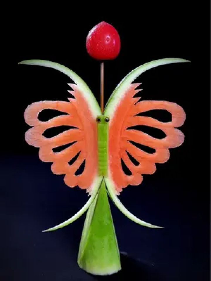 厨师 #创意盘饰 #蝴蝶