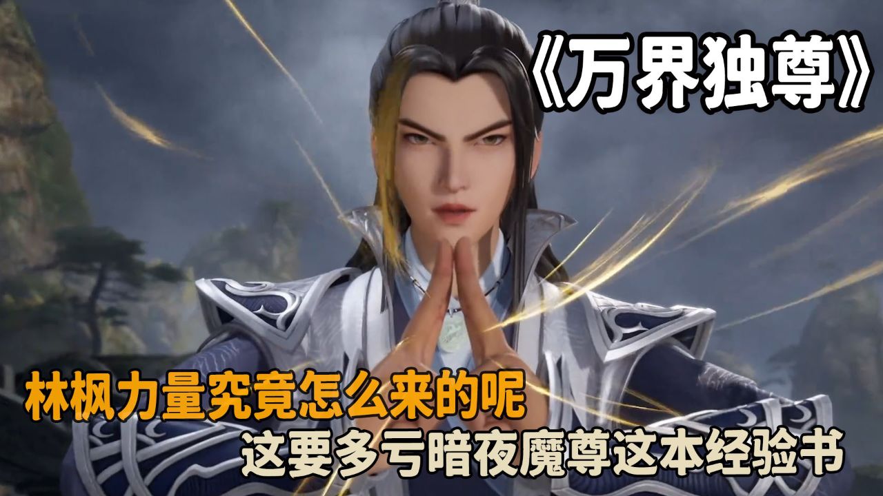 万界独尊:林枫力量究竟怎么来的呢?这要多亏暗夜魔尊这本经验书!