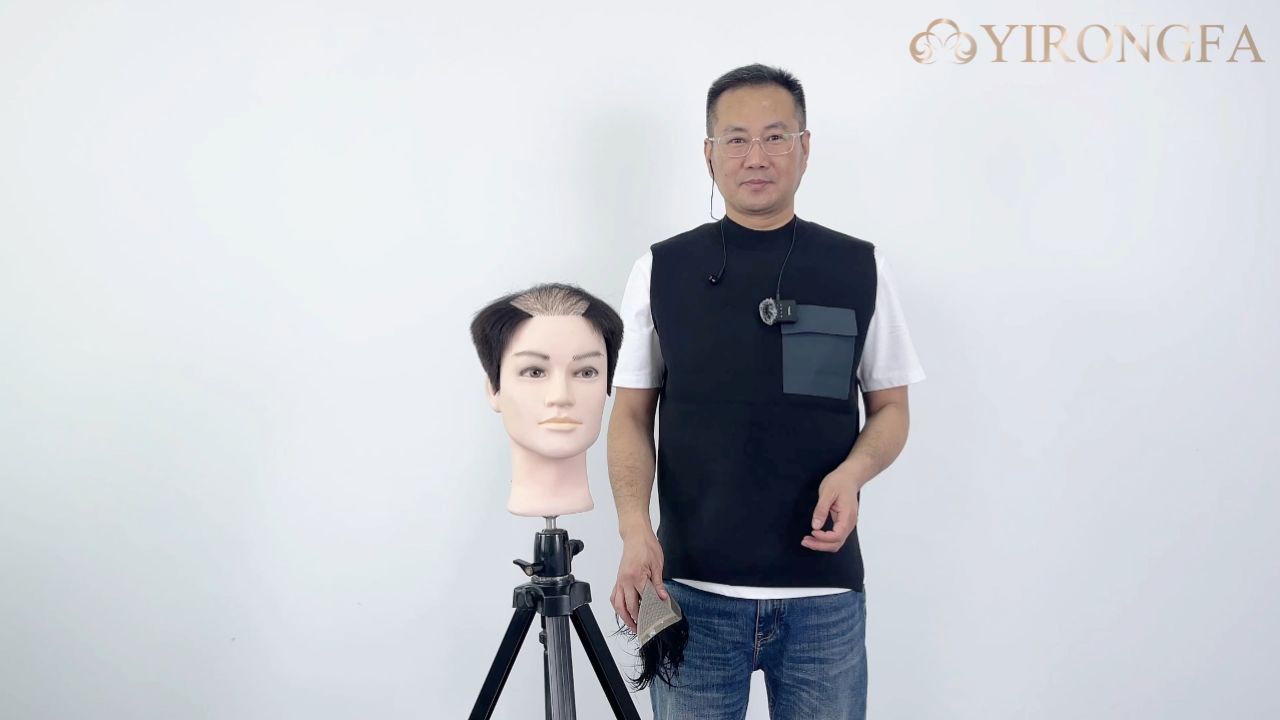 假发修剪入门教程 中长款发型修剪全过程