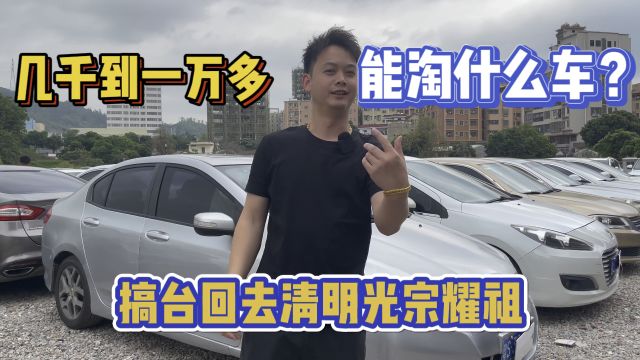 东莞鸡屎车专业户,几千到一万多,都有什么车?