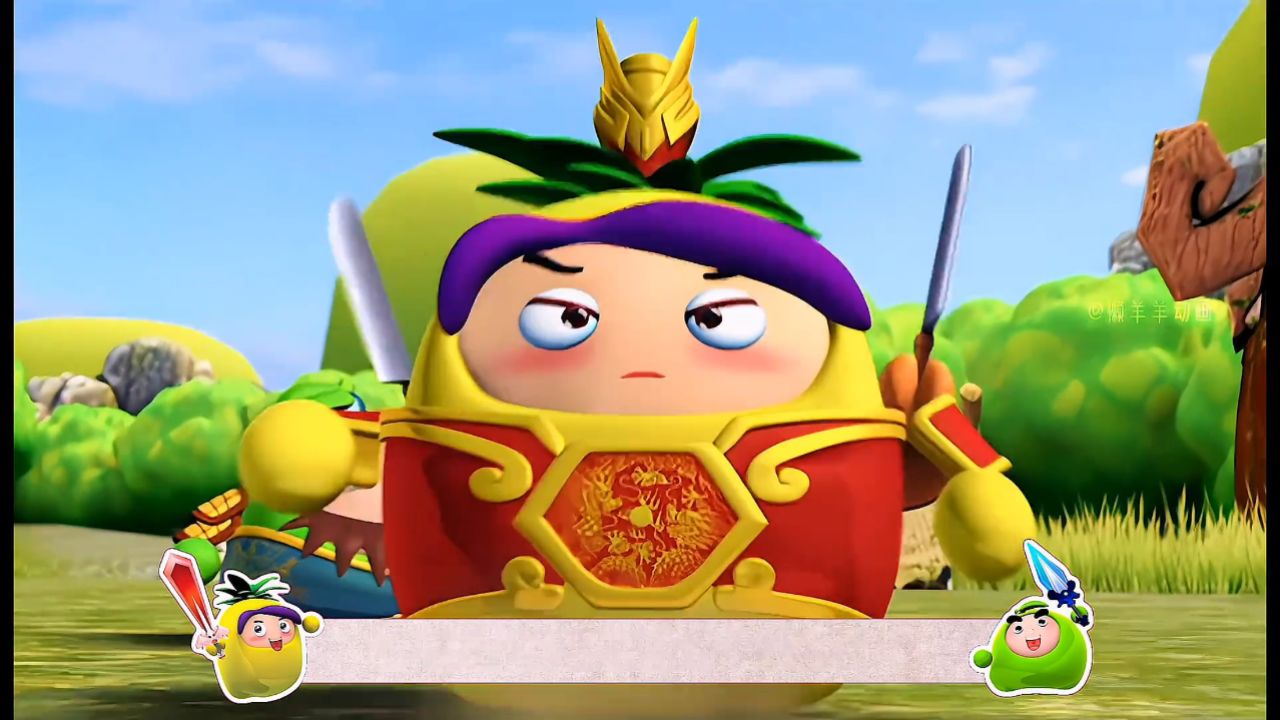 果宝特攻:看来想要攻上花果山,三剑客还是少不了卧虫先生的帮忙#果宝