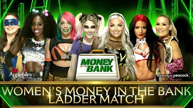 WWE超清4K赛事2021年合约阶梯Money In The Bank大赛