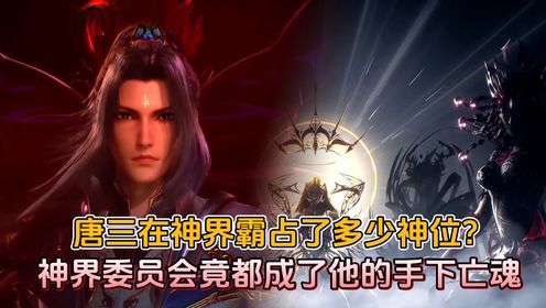 绝世唐门:唐三在神界霸占了多少神位?神界委员会竟然都成了他的手下亡魂。_动漫_高清完整版视频在线观看_腾讯视频