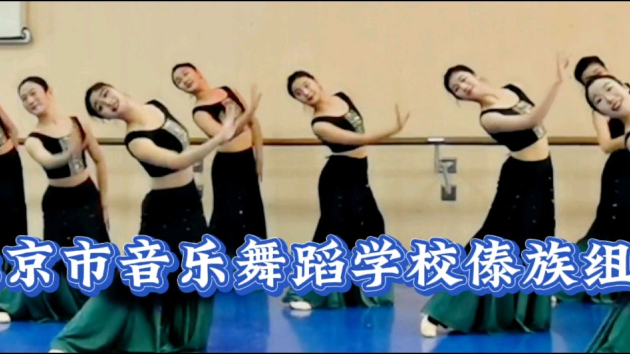 北京市音乐舞蹈学校小卜少慢板组合!傣族风情视觉与文化盛宴