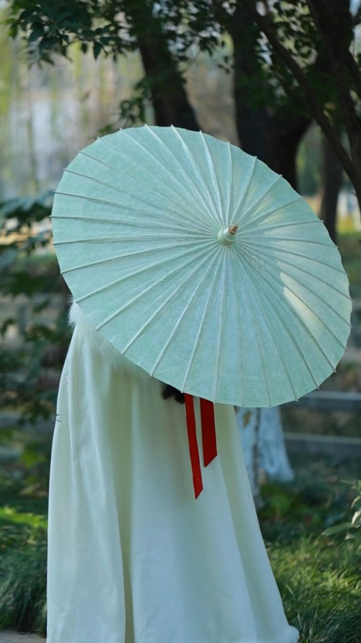 素色伞#油纸伞#非遗传承#古风#传统文化