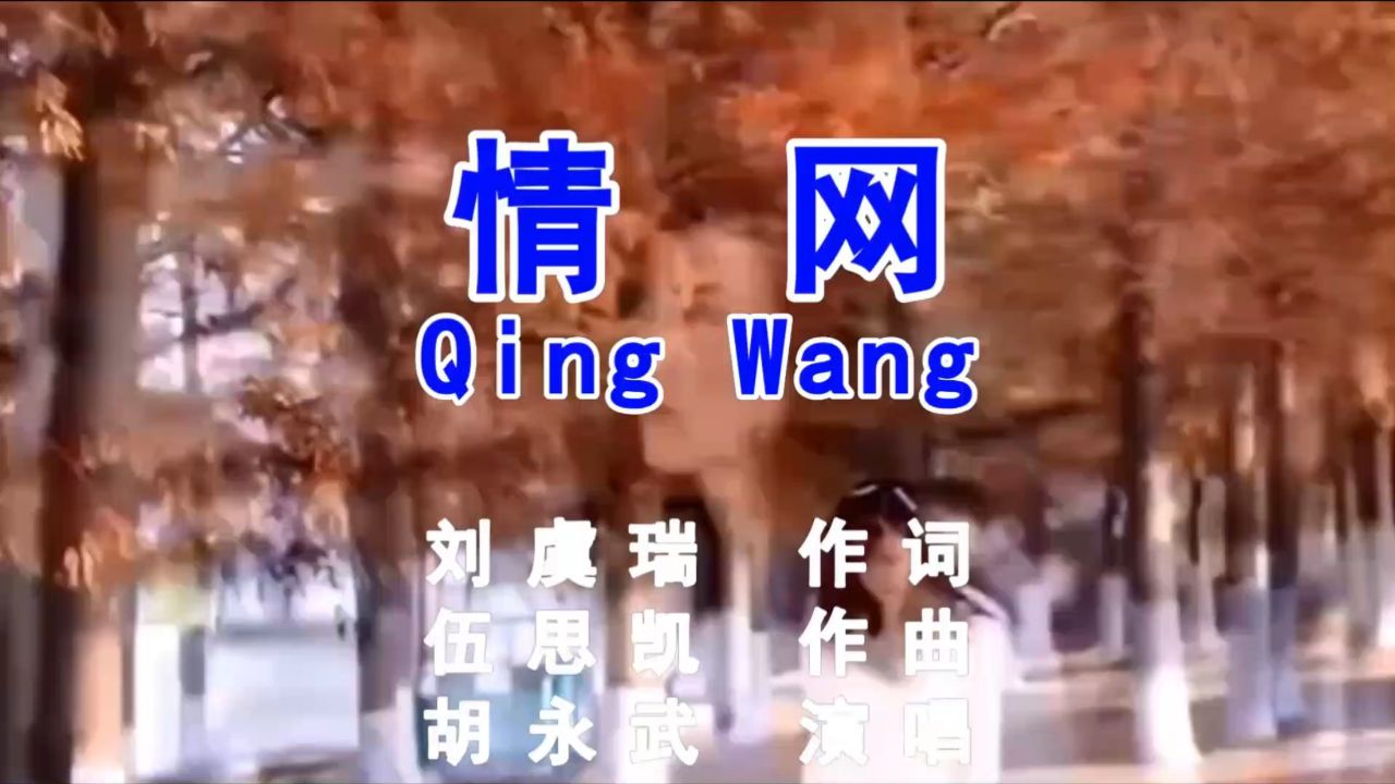 《情网》现在再回头唱这首经典老歌,觉得有另一种味道.胡永武演唱.