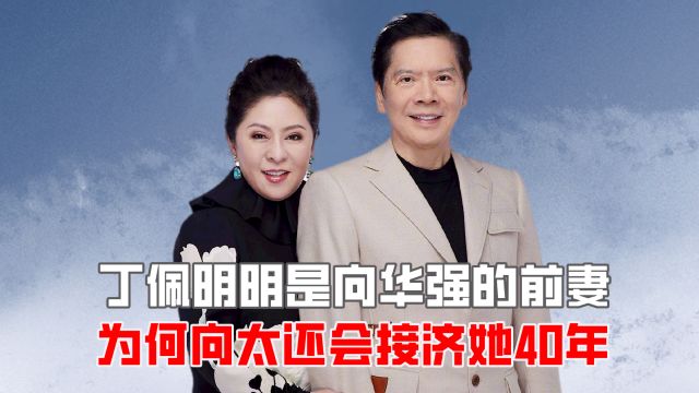 丁佩明明是向华强的前妻,为何向太还会接济她40年