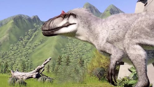 华丽羽王龙,巨兽龙,肿头龙,异特龙—游戏:侏罗纪世界进化