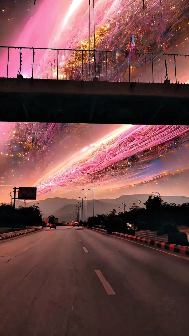 快来看漂亮的魔幻天空吧#北极光之夜 #治愈系风景 #这个风景足够治愈