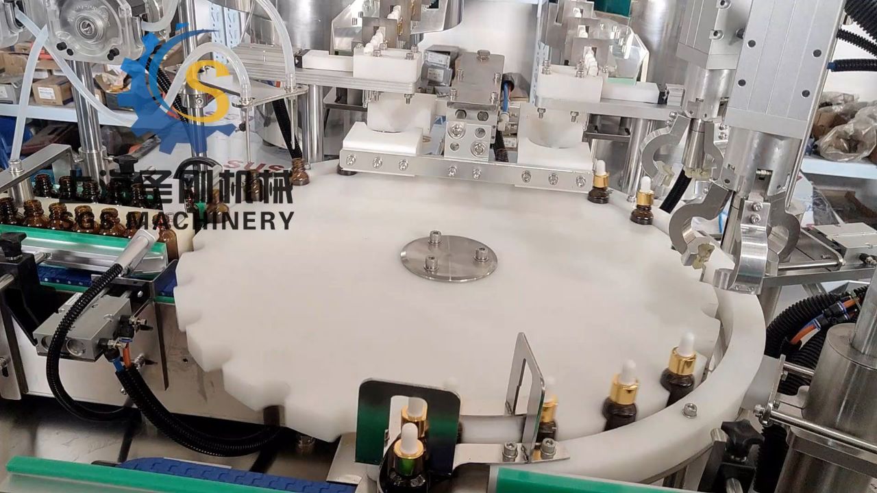 精油灌装生产线 化妆品精华液灌装机