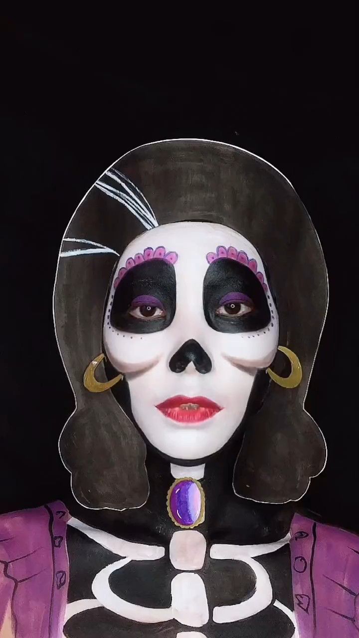 卸妆彩绘妆,特效化妆