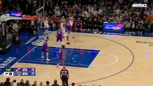《NBA全场集锦》【回放】爵士vs尼克斯第3节英文原声回放