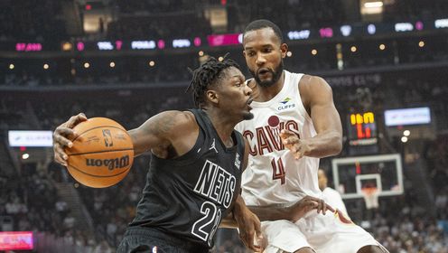 《NBA骑士》【球星】莫布利vs篮网集锦 全场拿下23分16篮板关键时刻盖帽锁定胜局