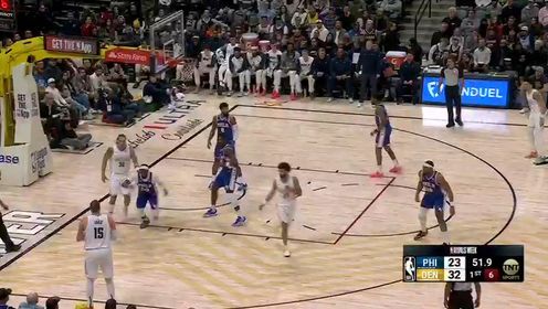《丹佛掘金》【回放】NBA常规赛：76人vs掘金第1节英文原声回放