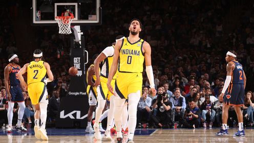 《NBA全场集锦》【球星】哈利伯顿vs尼克斯集锦 三分球11中7空砍34+6+9