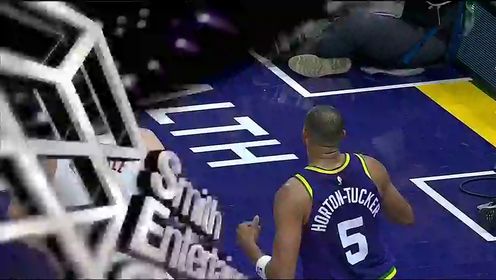 《NBA全场集锦》NBA常规赛：火箭vs爵士第4节英文原声回放