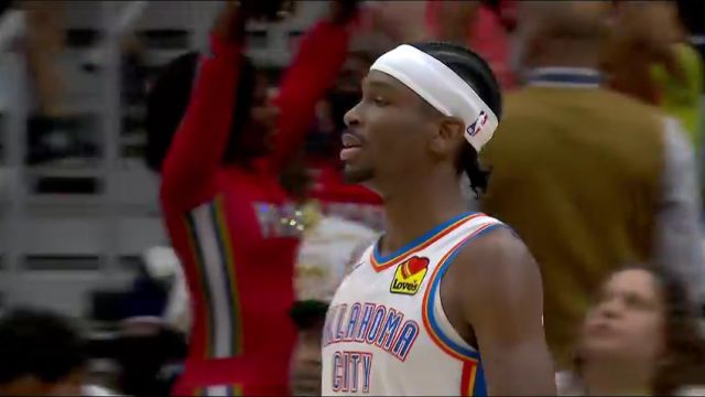 NBA季后赛：雷霆vs鹈鹕第2节中文解说回放