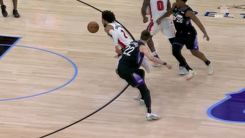 《NBA全场集锦》保留节目如期上演 坎宁安连线奥萨尔汤普森空接背扣