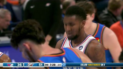 《俄克拉荷马雷霆》NBA常规赛：76人vs雷霆第2节中文解说回放