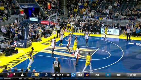 《NBA全场集锦》阿德巴约后场制导 海史密斯反击双手扣篮