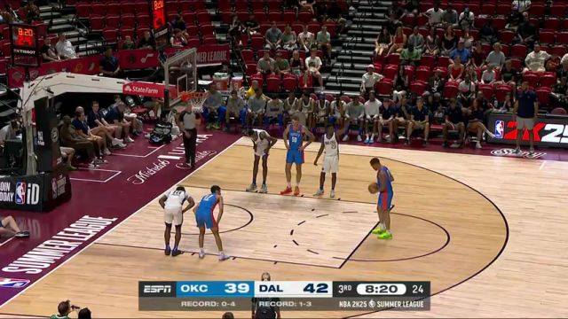 NBA夏季联赛：雷霆vs独行侠第3节中文解说回放