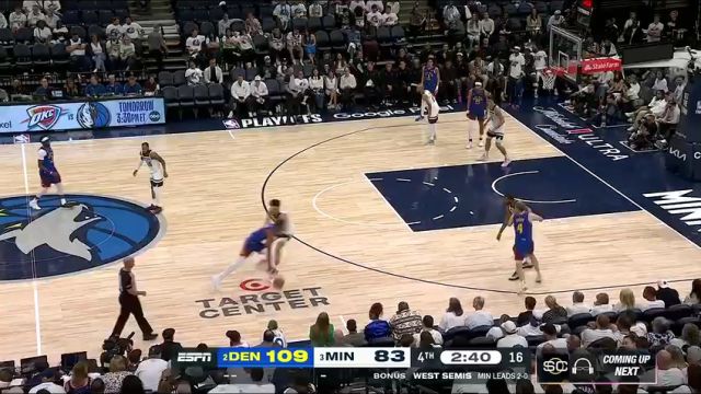 掘金vs森林狼第4节中文解说回放