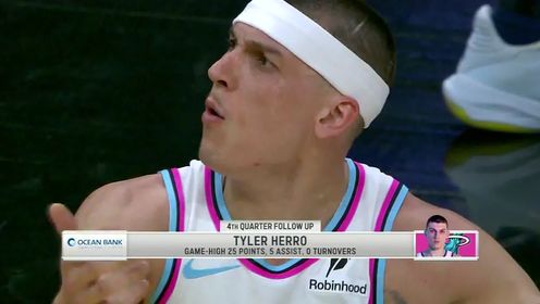 《迈阿密热火》NBA常规赛：步行者vs热火第4节中文解说回放