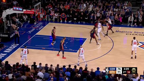 NBA全场集锦_NBA常规赛：勇士114-102尼克斯_【回放】NBA常规赛：勇士vs尼克斯第3节中文解说回放_高清