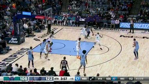 《NBA全场集锦》NBA常规赛：黄蜂vs灰熊英文原声全场回放